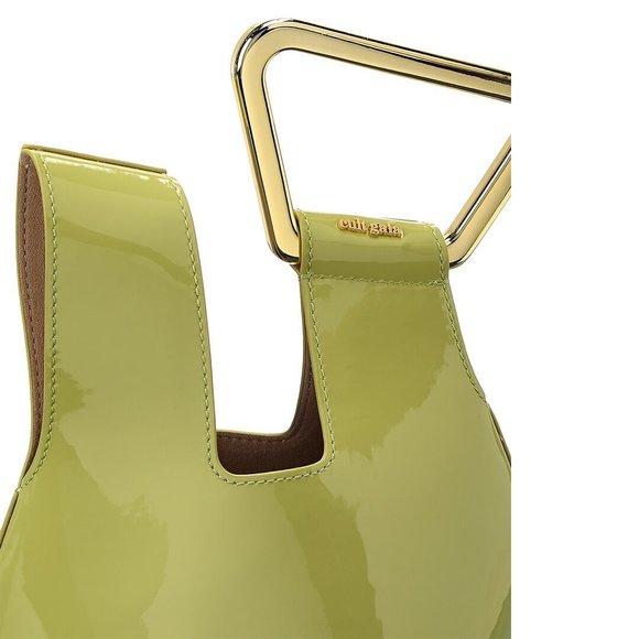 Cult Gaia Astraea Mini Top Handle Patent Clutch - Picture 3 of 5